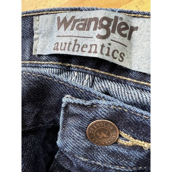 WRANGLER AUTHENTICS MENS JEANS ( NEW ) 36 X 36 ZM200RD Dark Blue - Picture 6 of 7